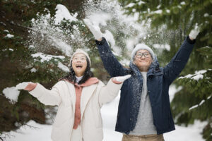 札幌の冬 二人で